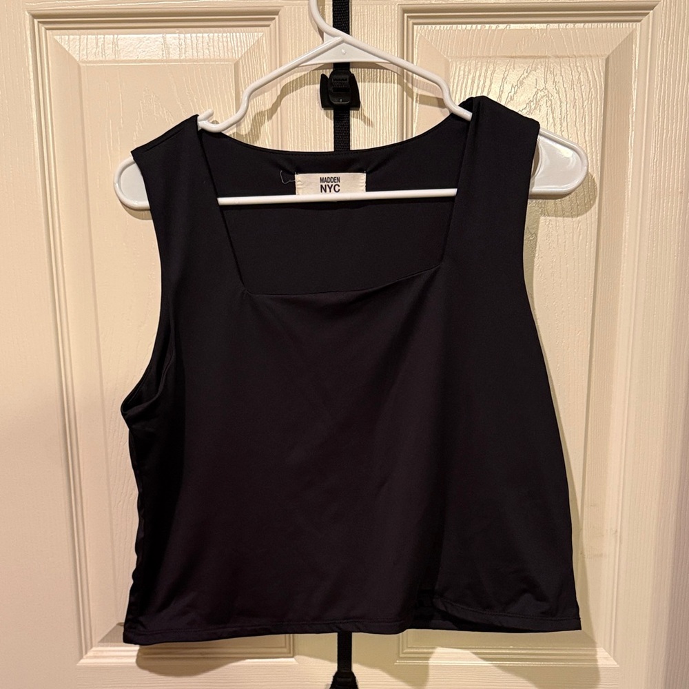 Modern NYC Black Crop Top